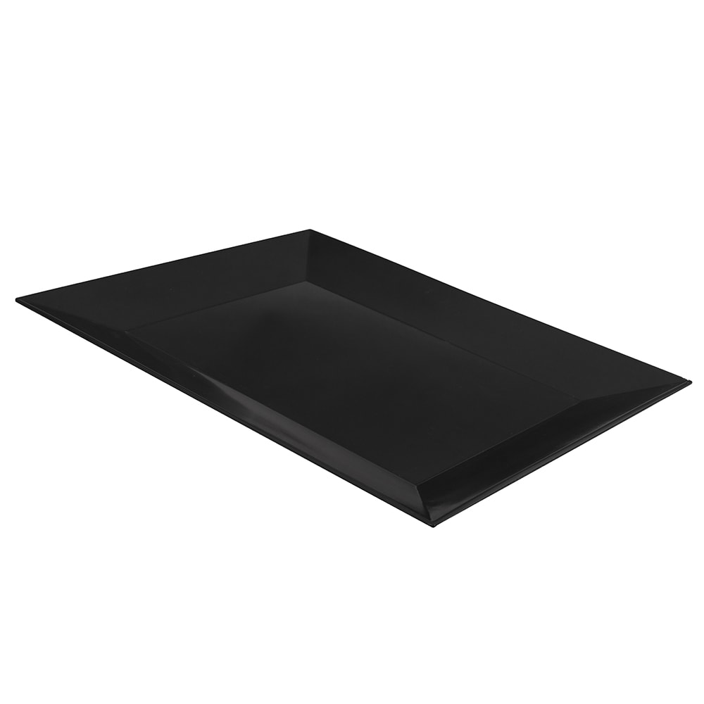 284-ML99BK Rectangular Display Tray, 24" x 18", Melamine, Black