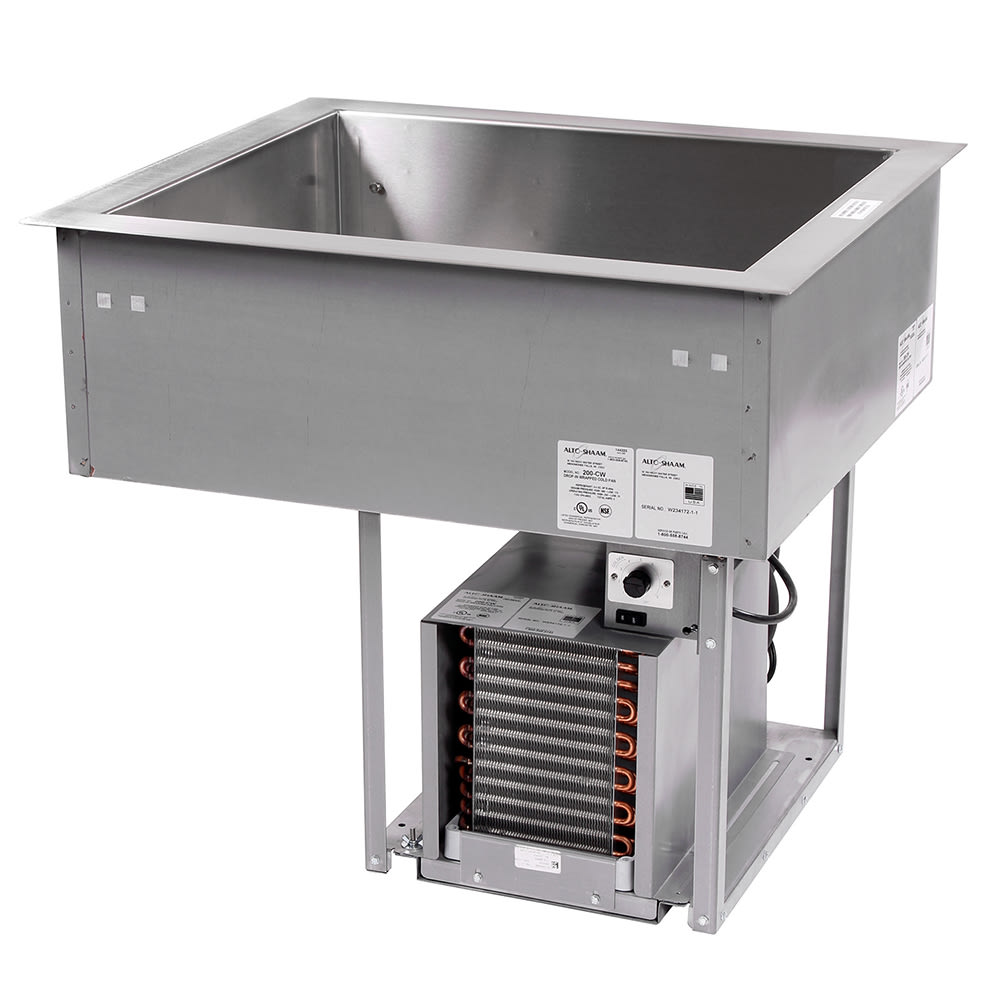 139-200CW 31 7/16" DropIn Cold Well w/ (2) Pan Capacity, Cold Wall Cooled