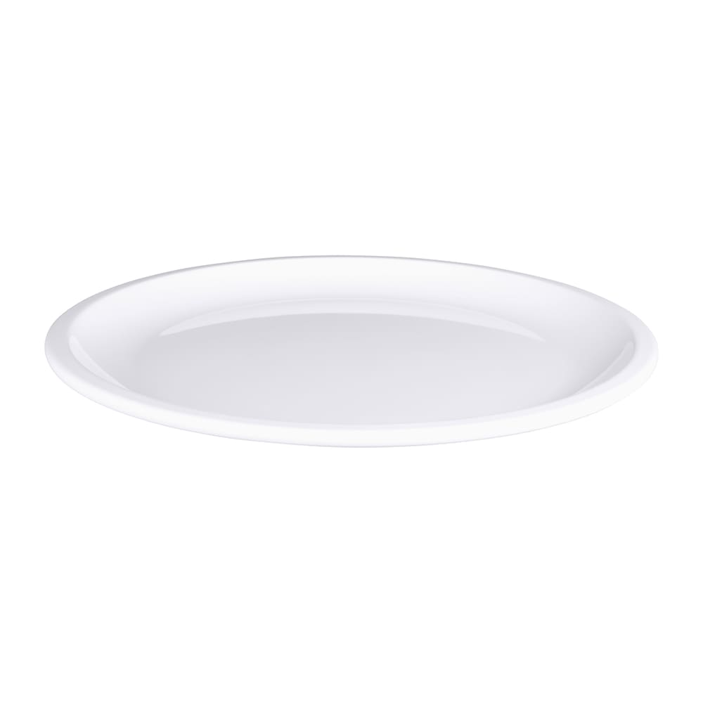701-M14118RW 14" Round Olympus Platter - Melamine, White