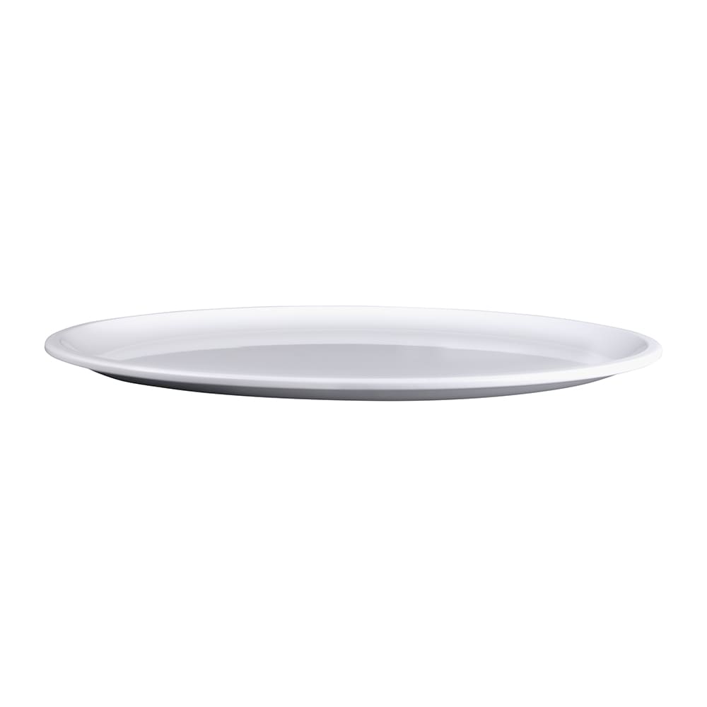 701-M2115OVW 21" x 15" Oval Olympus Platter - Melamine, White