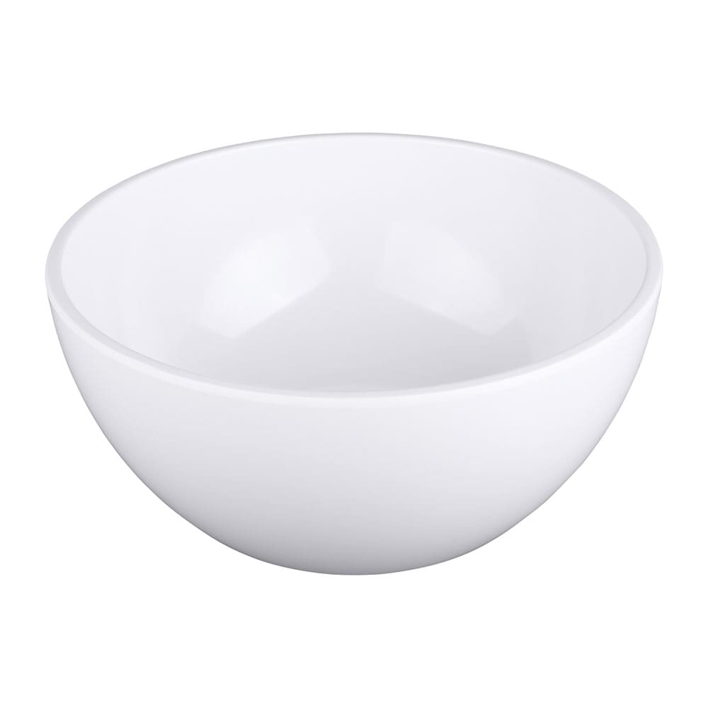 701-M818RW 1 3/4 qt Round Melamine Serving Bowl, White