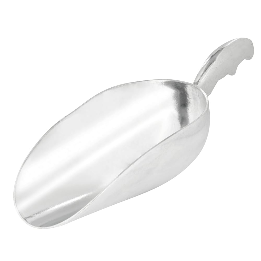 166-ASC12 12 oz Utility Scoop w/ Secure Grip Handle, Aluminum