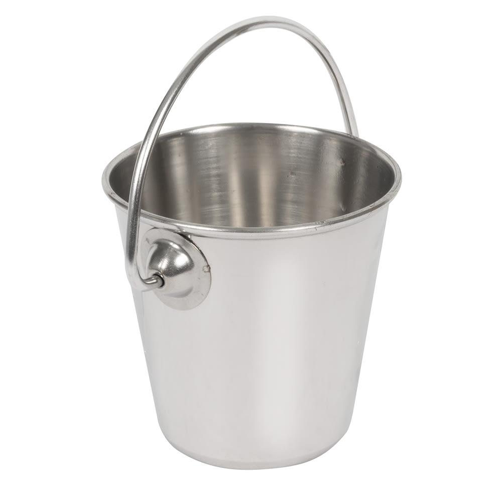 166-SSP25 6 oz Mini Serving Pail, Stainless