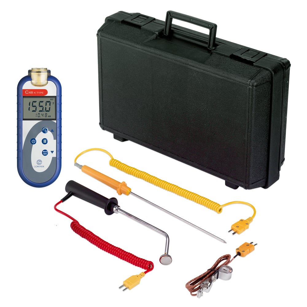 113-C48P14 Food Thermometer Kit w/ (3) Probes - Type K