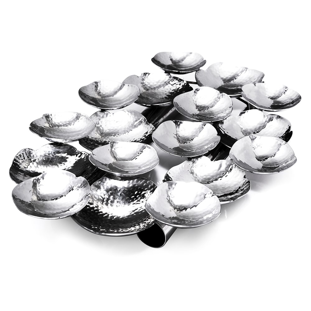 Eastern Tabletop 9335 Multi Hors D'oeuvres Holding Tray - 18" x 12", Stainless Steel