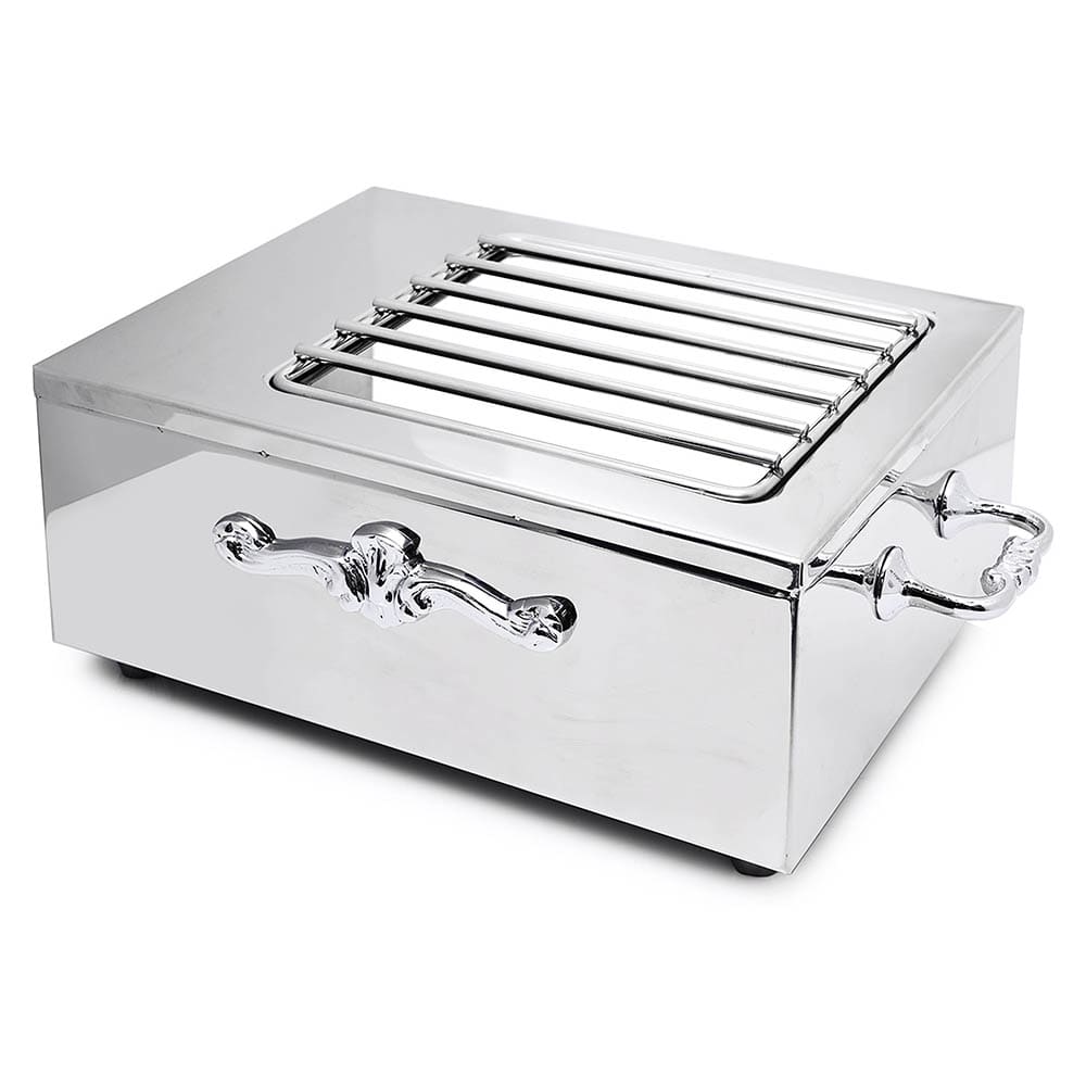969-3265GSS Butane Stove Cover Up - 10 1/2" x 13 3/4" x 3 1/2", Stainless Steel