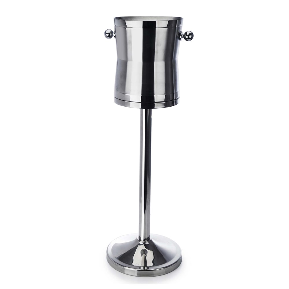 969-7950 30" Wine/Beverage Bucket Stand - Stainless Steel, Brushed Finish