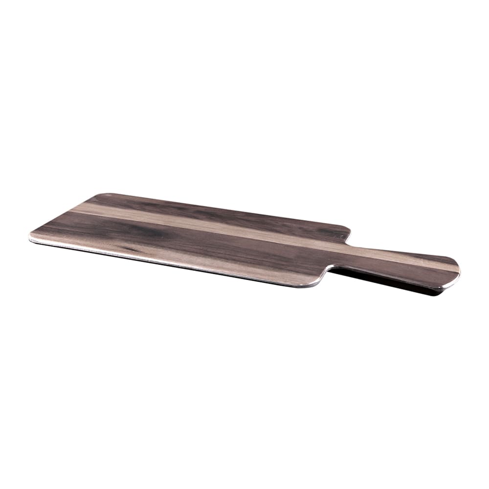 701-M510RCHW Rectangular Fo Bwa Serving Board - 10 1/2" x 5 1/2", Melamine, Faux Hickor...