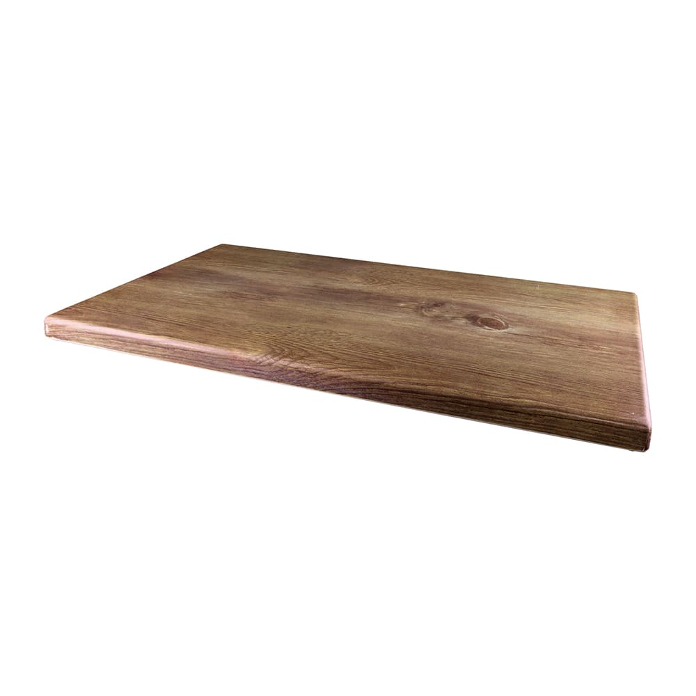 701-M15241WN Rectangular Fo Bwa Modular Riser - 24" x 15", Melamine, Faux Walnut