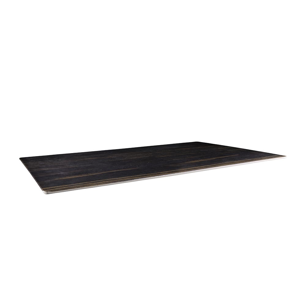 701-M2415ZW Rectangular Fo Bwa Meta Riser - 24" x 15", Melamine, Faux Zebra
