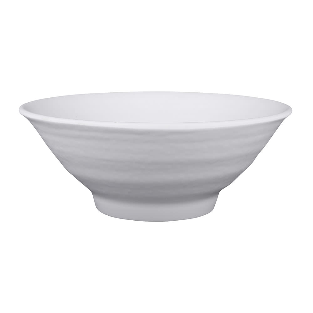 701-JW1007W 24 oz Round Melamine Bowl, White