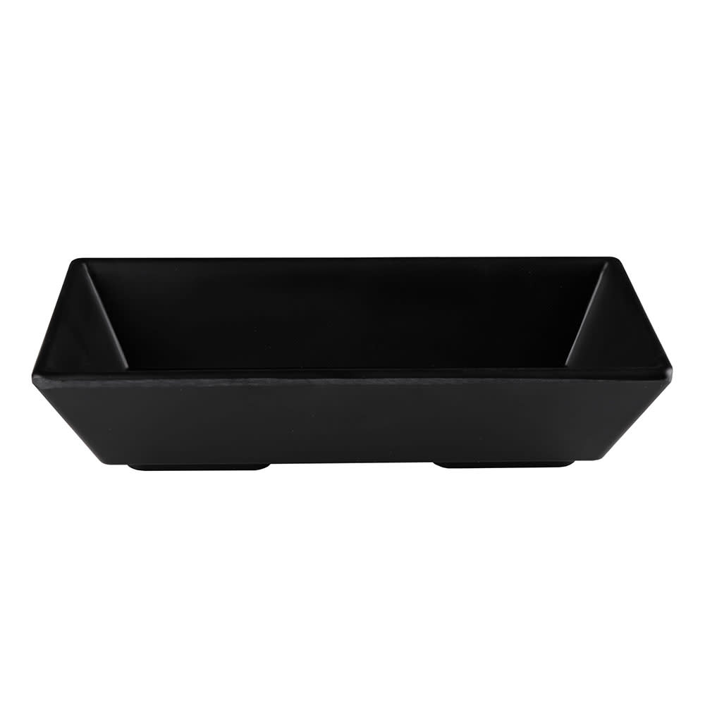 701-JW36B 8 oz Melamine Ramekin - Melamine, Black