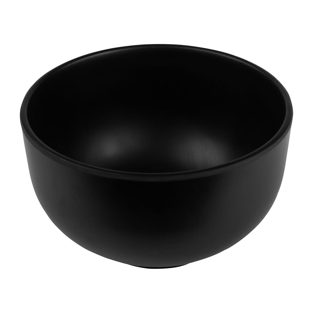 701-JW443B 24 oz Round Melamine Bowl, Black