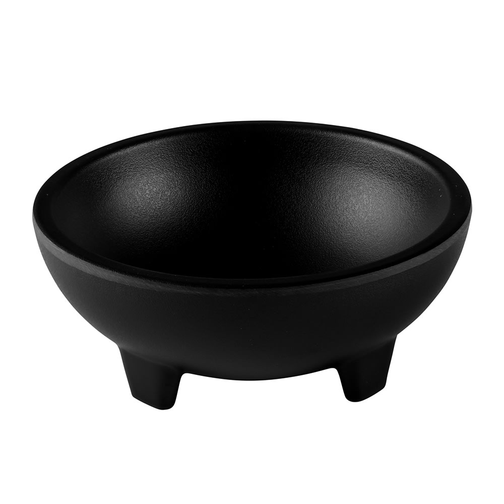 701-JW4B 5 oz Melamine Ramekin - Melamine, Black
