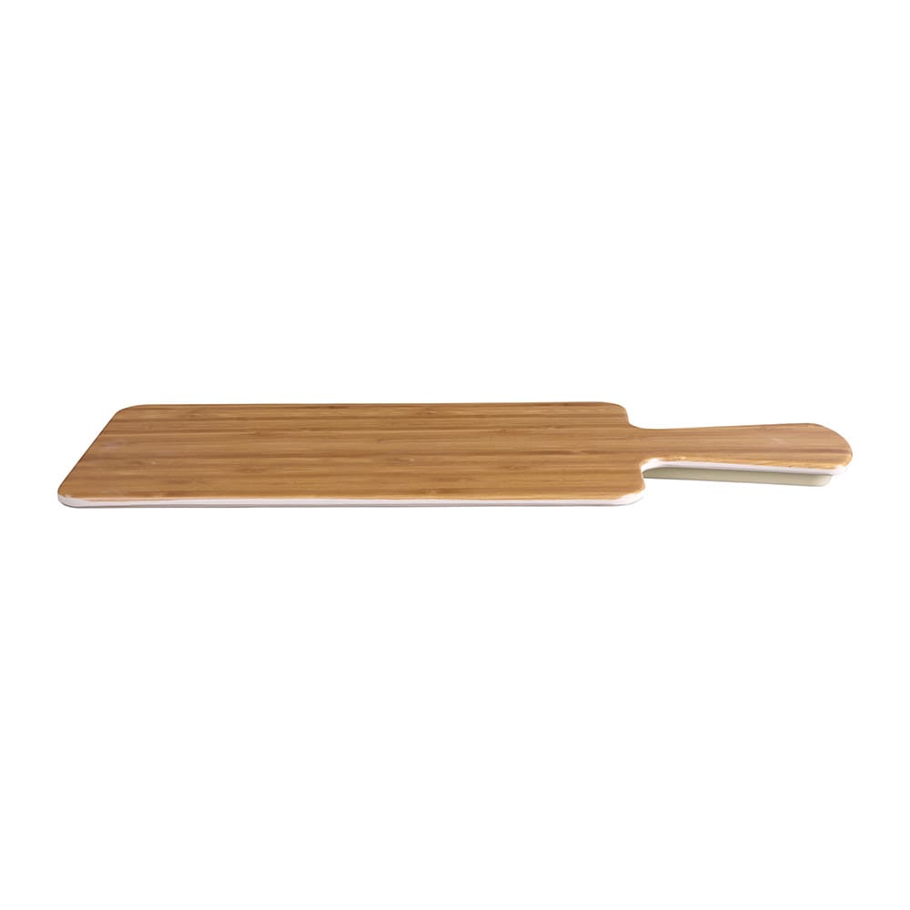 701-M510RCBB Rectangular Serving Board - 10 1/2" x 5 1/2", Melamine, Faux Bamboo