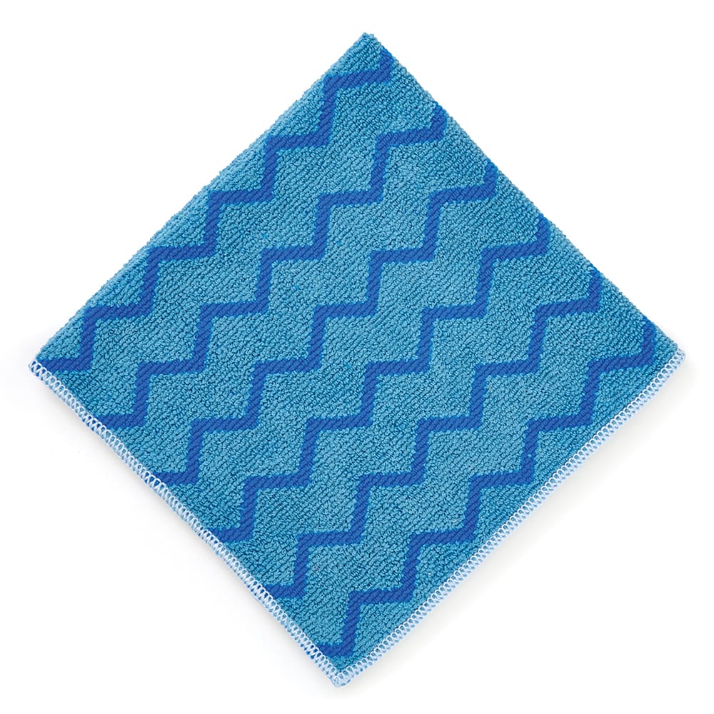 007-FGQ62000BL00 16" Square Hygen General Purpose Cloth - Microfiber, Blue