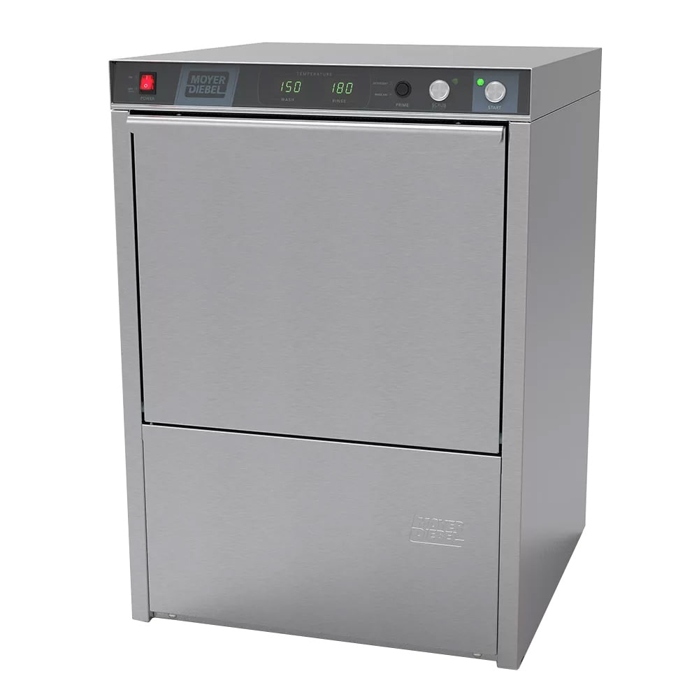 374-201HT70208601 High Temp Rack Undercounter Dishwasher w/ 25 Racks/hr Capacity, Built-in Booste...