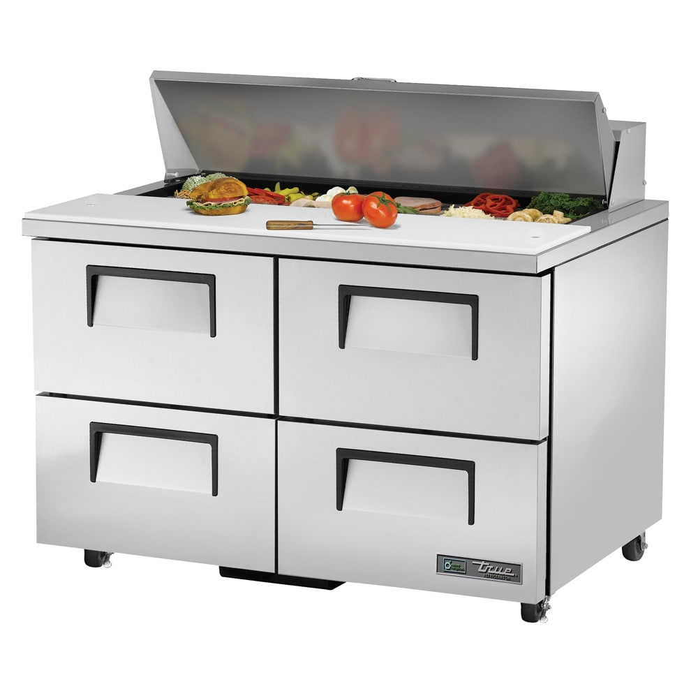 598-TSSU4812D4ADA 48" TSSU Series Sandwich/Salad Prep Table w/ Refrigerated Base, 115v