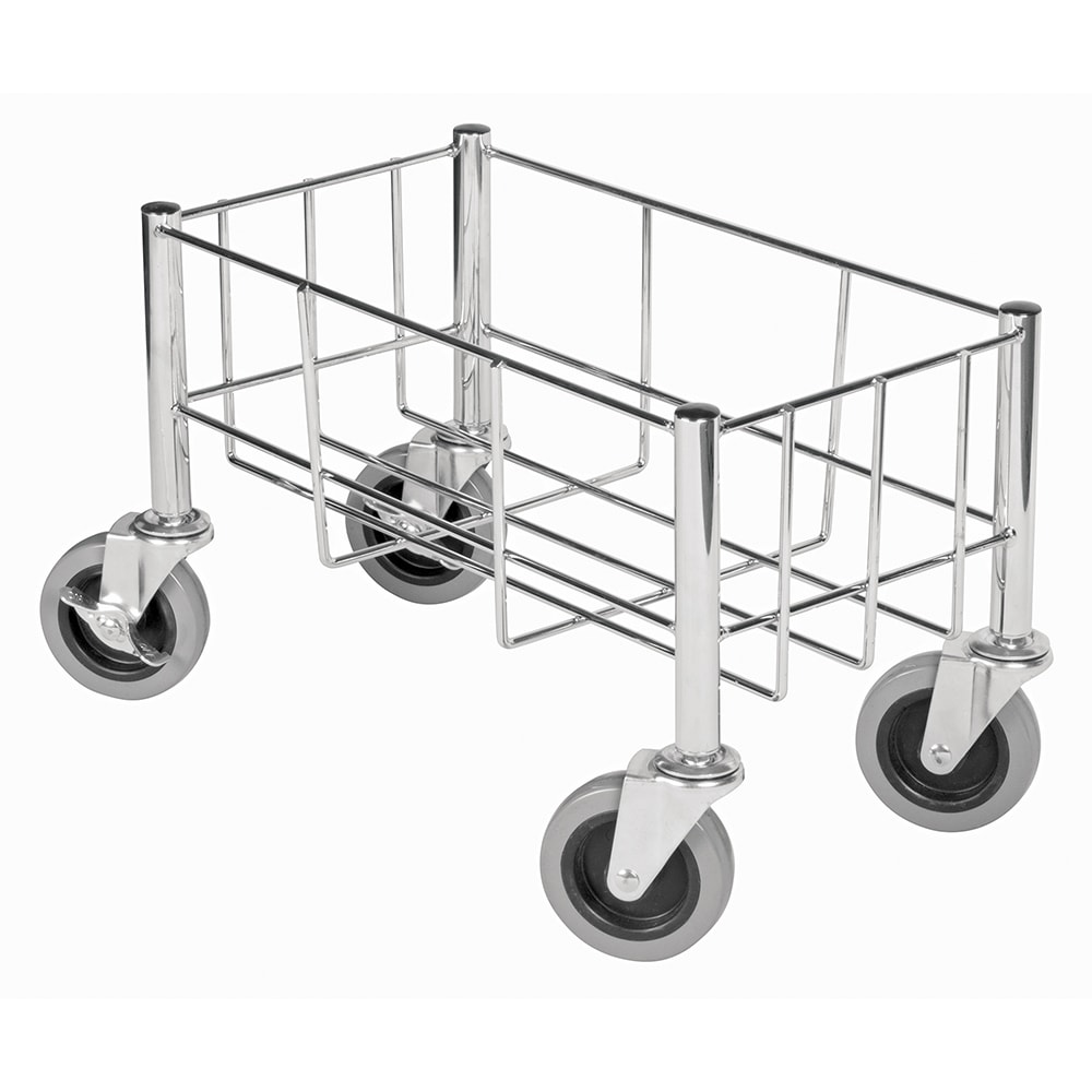 080-DWR1708 Rectangular Trash Can Cart for 23 gal Containers - 400 lb Capacity, Wire
