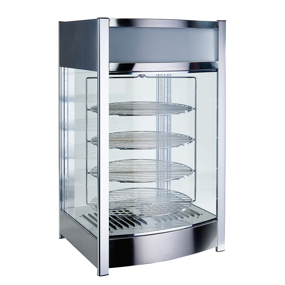 080-EDM2 17 3/4" Full Service Countertop Heated Display Case - (4) Shelves, 120v