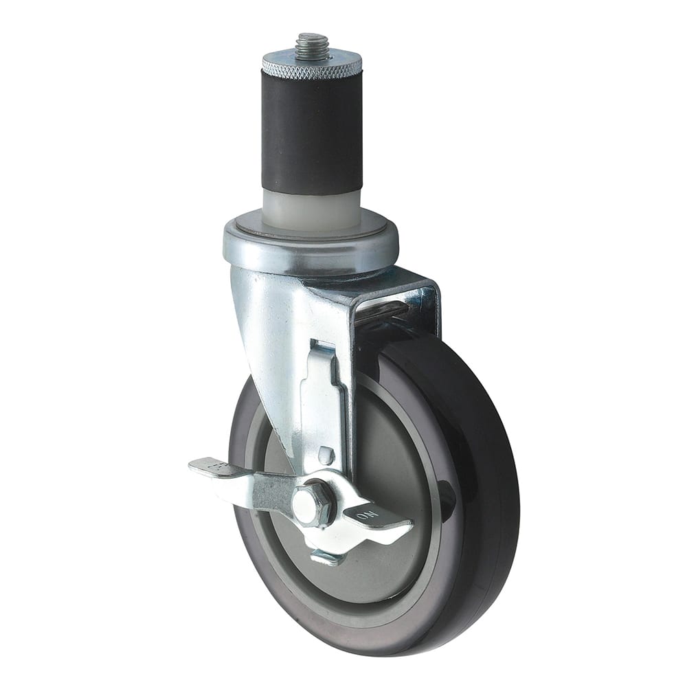 080-CT1B 5" Stem Caster Set w/ Brake for Work Tables