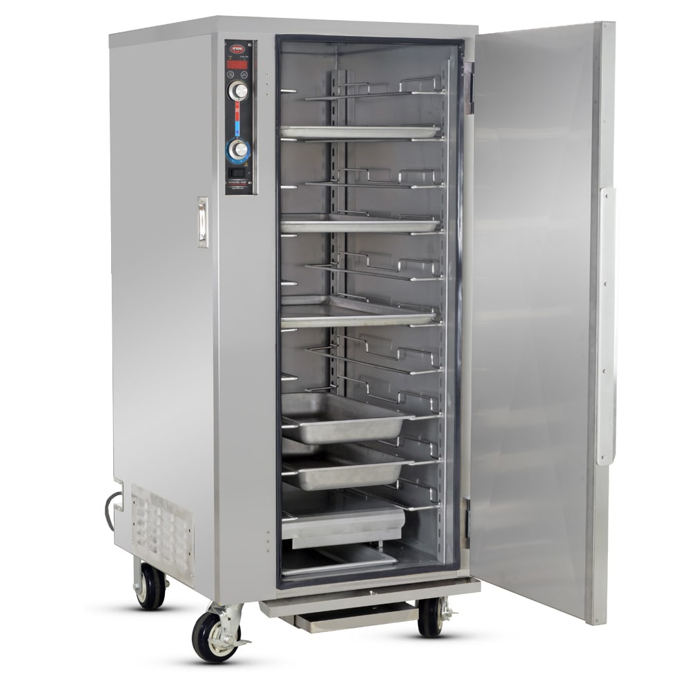 219-MT182615120 Full Height Insulated Mobile Heated Cabinet w/ (10) Pan Capacity - 120v