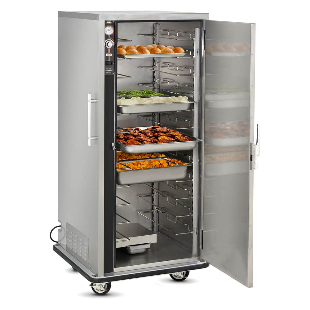 219-UHS12 Full Height Insulated Mobile Heated Cabinet w/ (12) Pan Capacity, 120v