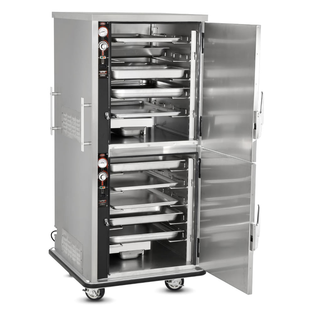 219-UHS55120 Full Height Insulated Mobile Heated Cabinet w/ (5) Pan Capacity, 120v