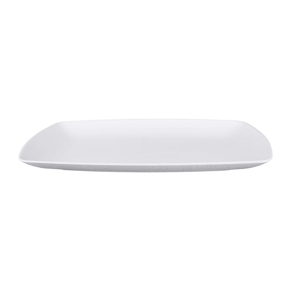 Elite Global Solutions JW7312-W 12 1/4" x 8 1/2" Rectangular Zen Platter - Melamine, White