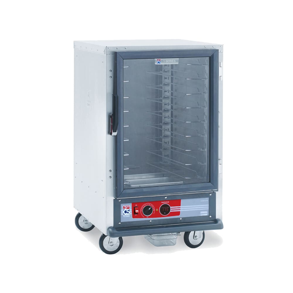 Metro C515-HFC-U 1/2 Height Non-Insulated Mobile Heated Cabinet w/ (8) Pan Capacity, 120v
