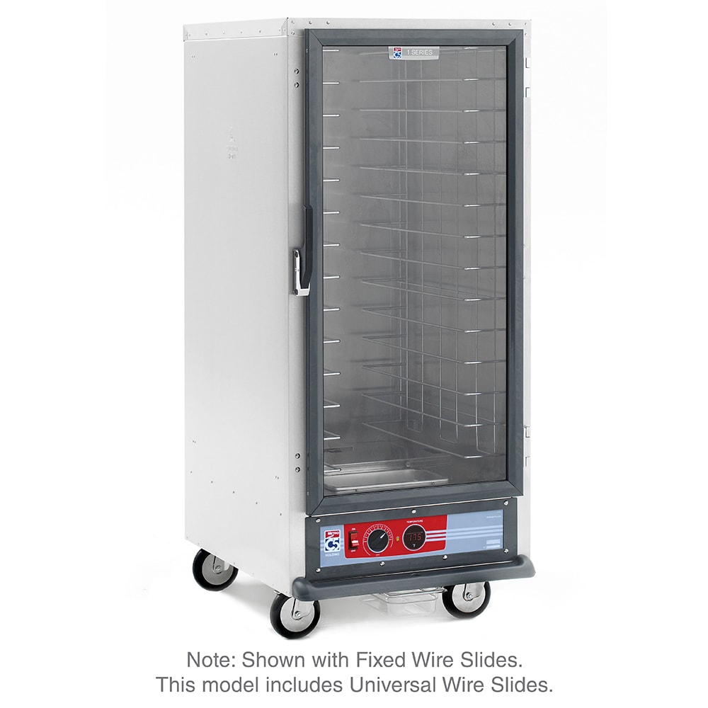 001-C517HFCU 3/4 Height Non-Insulated Mobile Heated Cabinet w/ (14) Pan Capacity, 120v