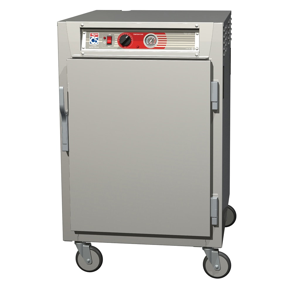 Metro C565-SFS-L 1/2 Height Insulated Mobile Heated Cabinet w/ (17) Pan Capacity, 120v