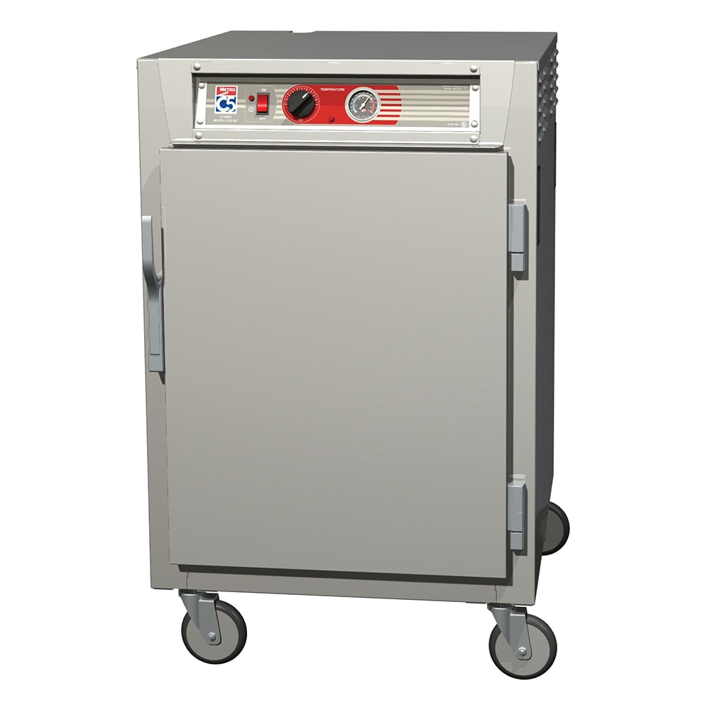 001-C565SFSLPFS 1/2 Height Insulated Mobile Heated Cabinet w/ (17) Pan Capacity, 120v