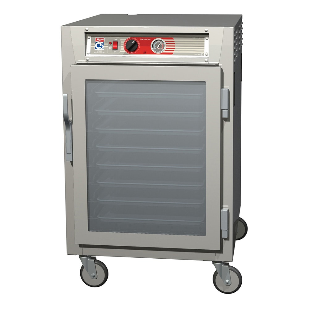 001-C565SFCL 1/2 Height Insulated Mobile Heated Cabinet w/ (17) Pan Capacity, 120v