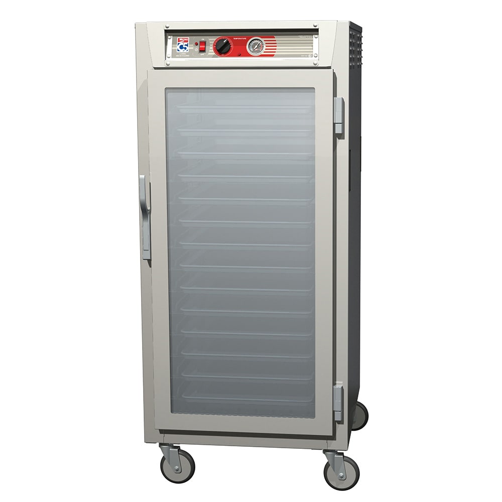 001-C567SFCL 3/4 Height Insulated Mobile Heated Cabinet w/ (27) Pan Capacity, 120v