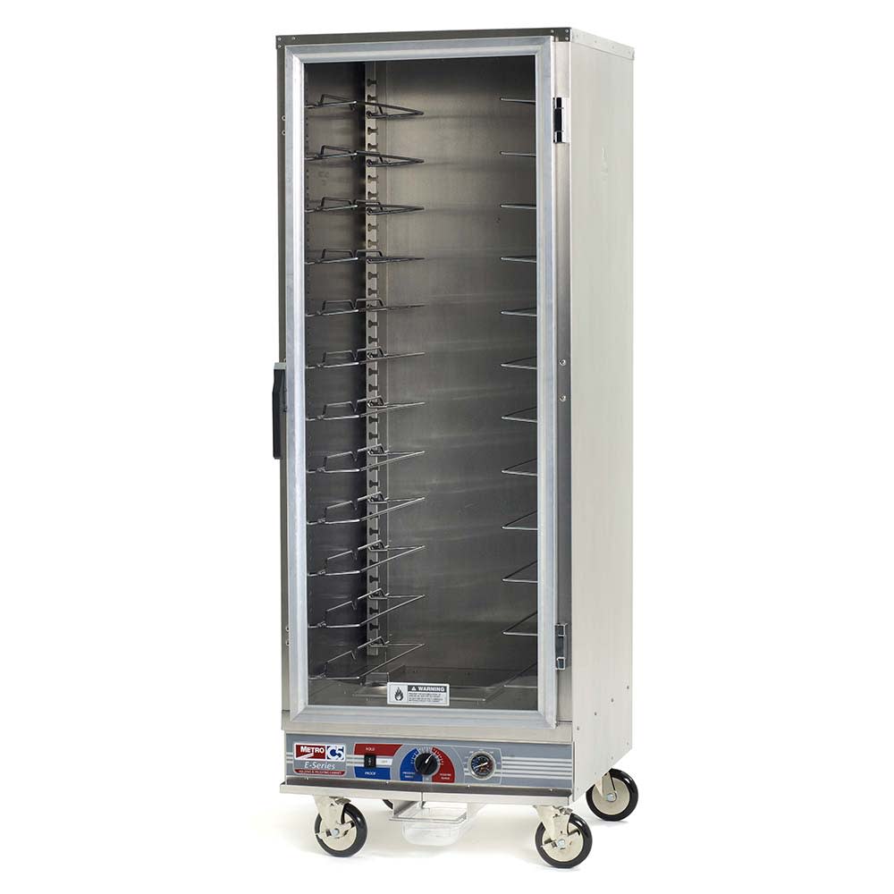 Metro C5E9-CFC-U Full Height Non-Insulated Mobile Heated Cabinet w/ (12) Pan Capacity, 120v