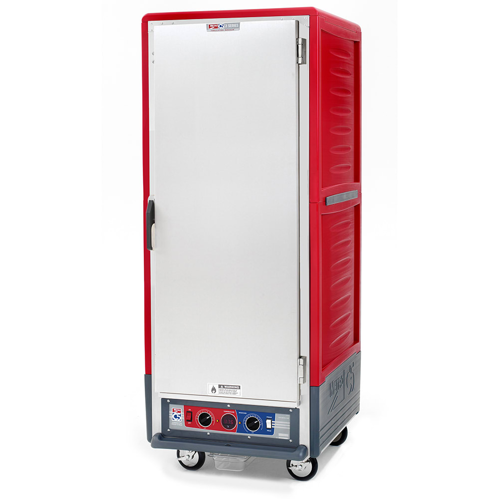 Metro C539-CFS-4 Full Height Insulated Mobile Heated Cabinet w/ (18) Pan Capacity, 120v