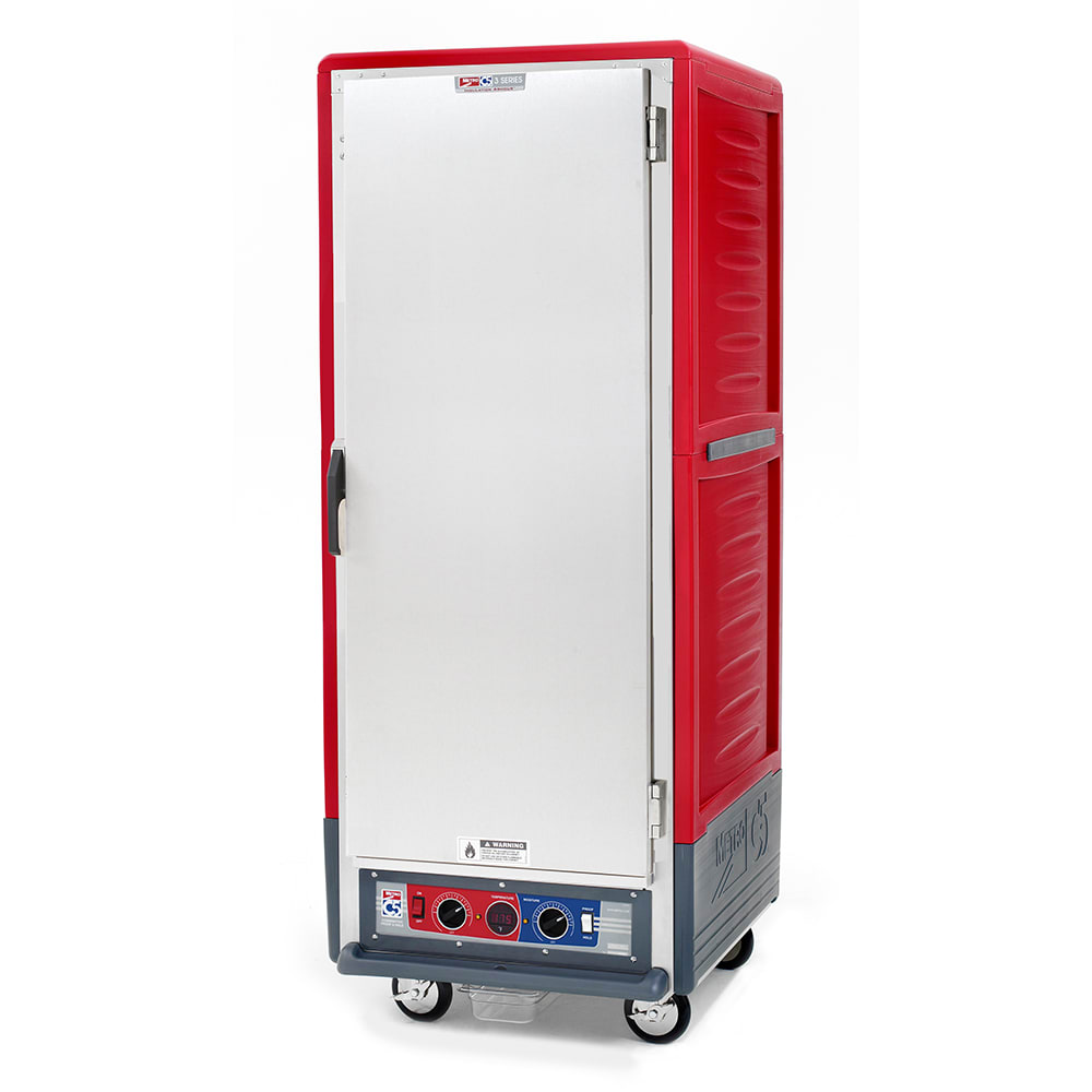 001-C539CFSU Full Height Insulated Mobile Heated Cabinet w/ (18) Pan Capacity, 120v