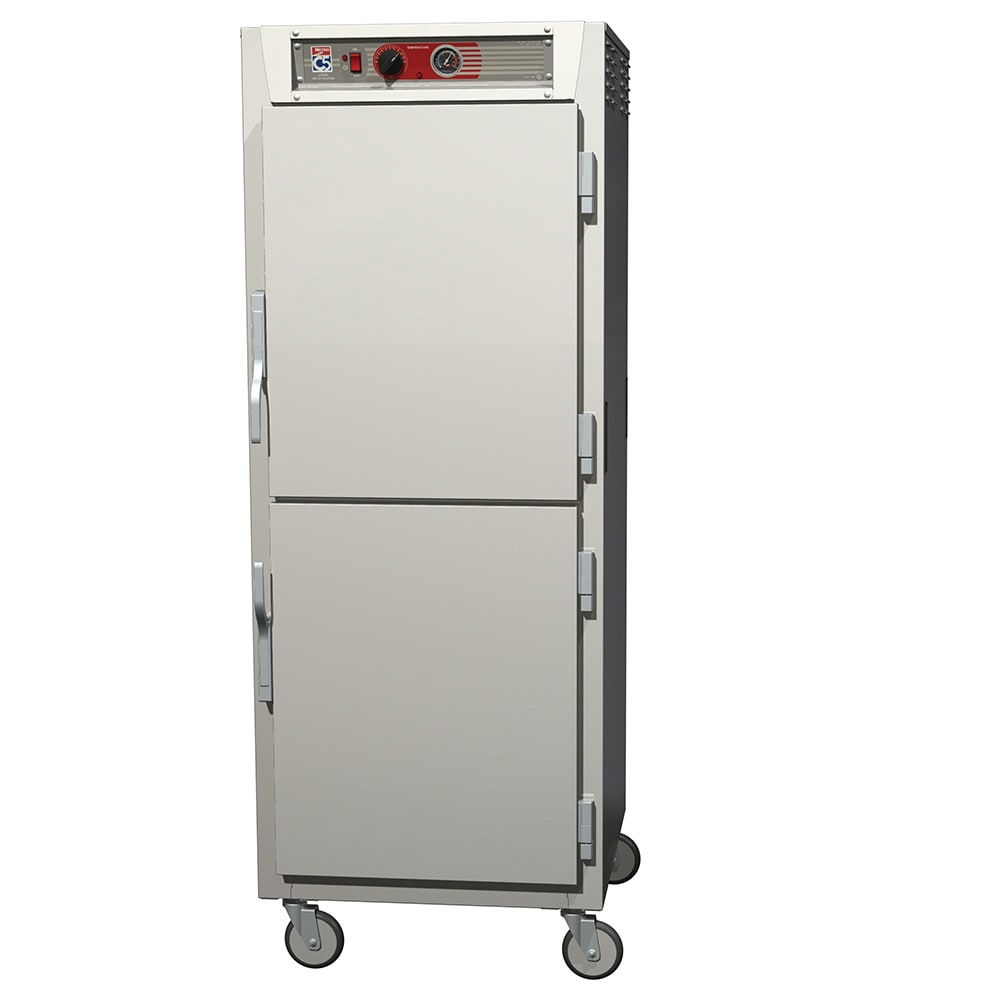 001-C569LSDSLPDS Full Height Insulated Mobile Heated Cabinet w/ (34) Pan Capacity, 120v
