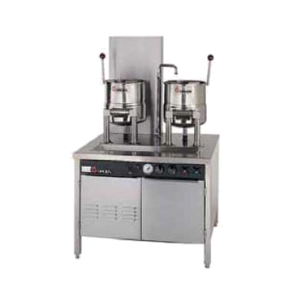 167-1428422403 (3) 5 gal Steam Kettles - Manual Tilt, 2/3 Jacket, 240v/3ph