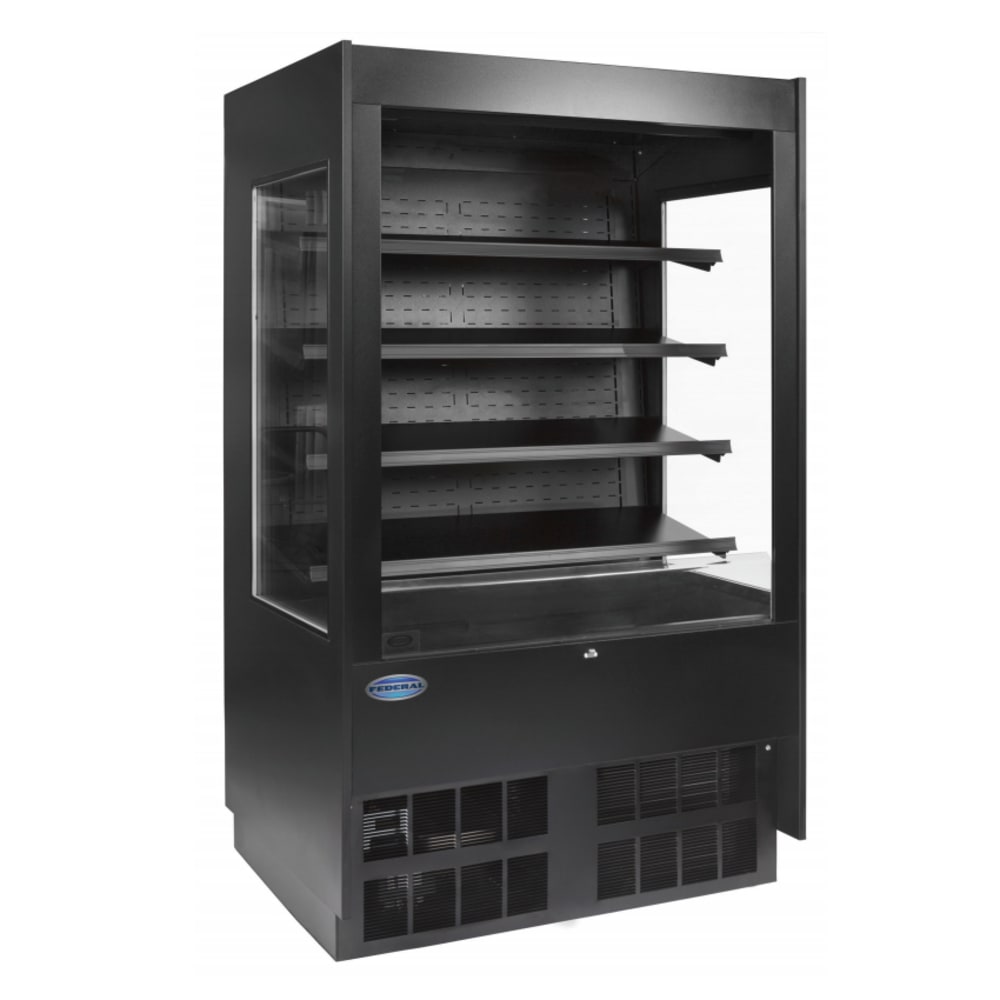 204-ERSSHP378SC 37" Vertical Open Air Cooler w/ (5) Levels, 120/208 240v/1ph