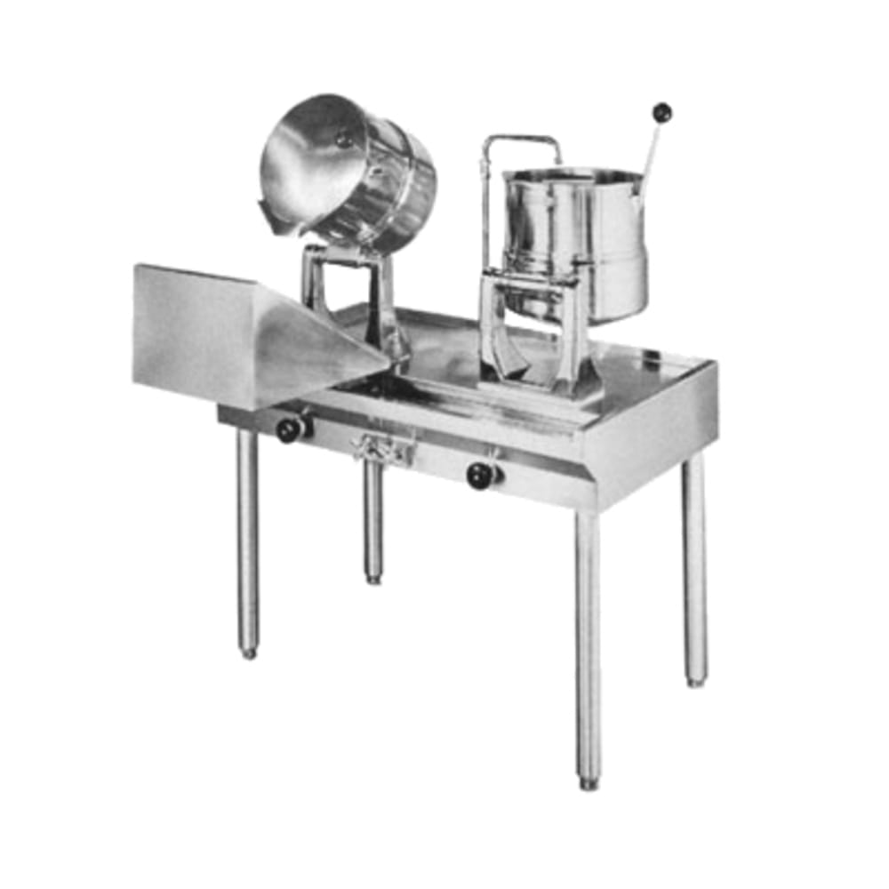 167-135459 (3) 2 1/2 gal Steam Kettles - Manual Tilt, 2/3 Jacket, Direct Steam