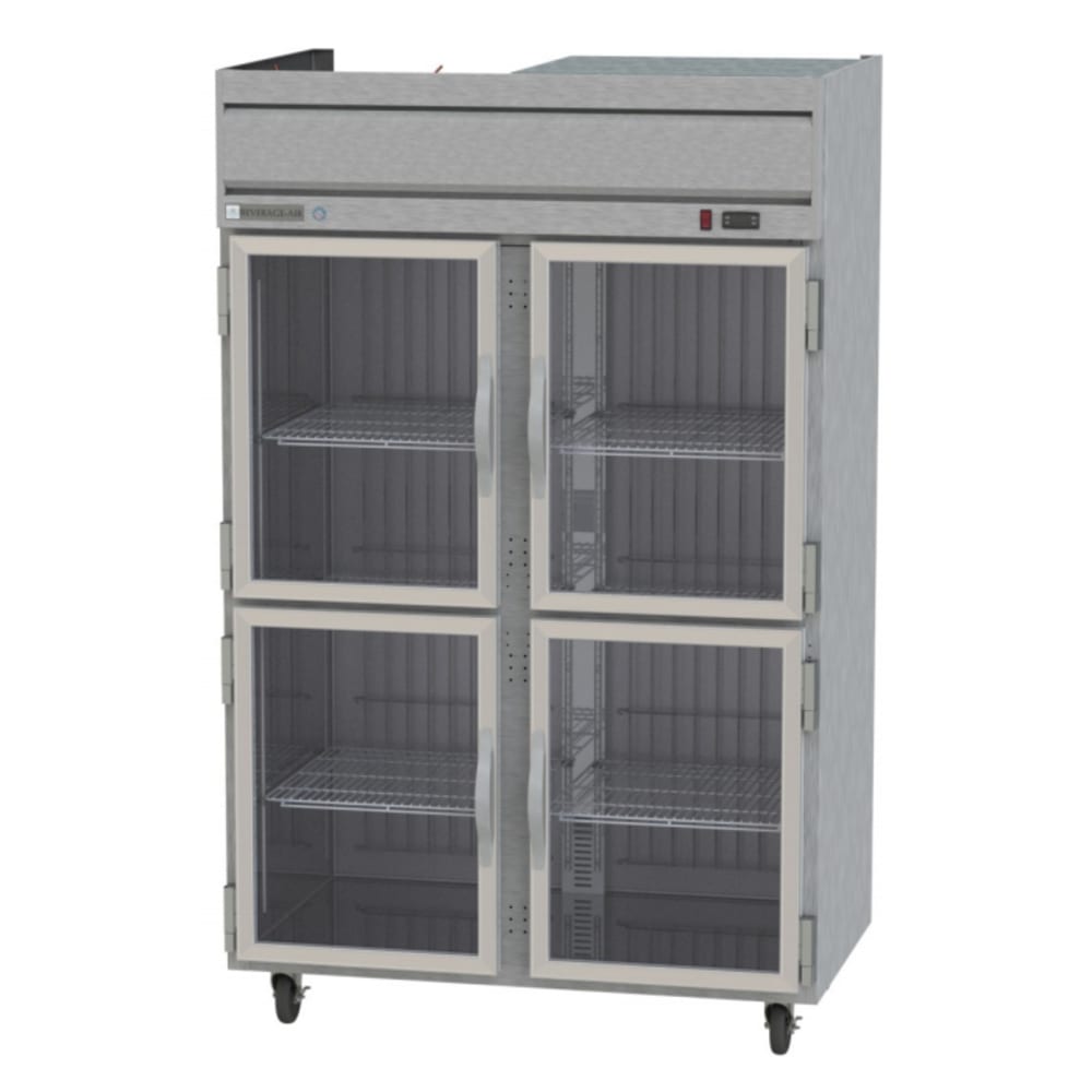118-HFP21HG 52" Two Section Reach-In Freezer, (4) Glass Doors, 208v/1ph