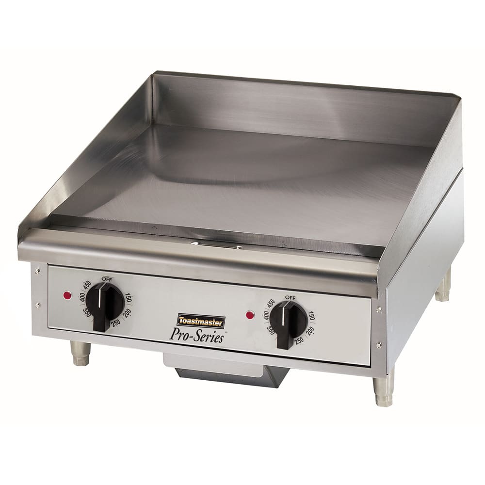 853-TMGT24NG 24" Gas Griddle w/ Thermostatic Controls - 3/4" Steel Plate, Convertible