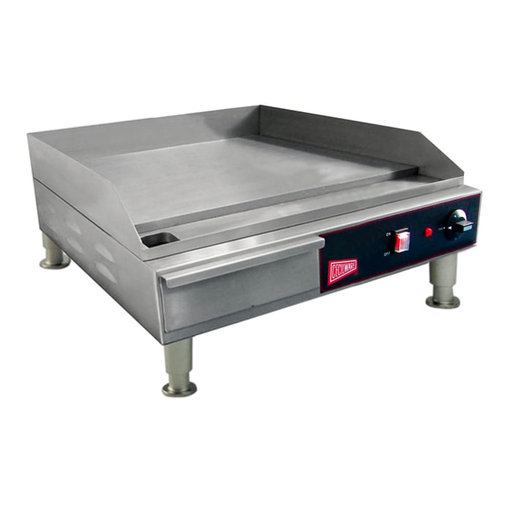 131-EL1624 24" Electric Griddle w/ Thermostatic Controls - 1/2" Steel Plate, 240v/1ph