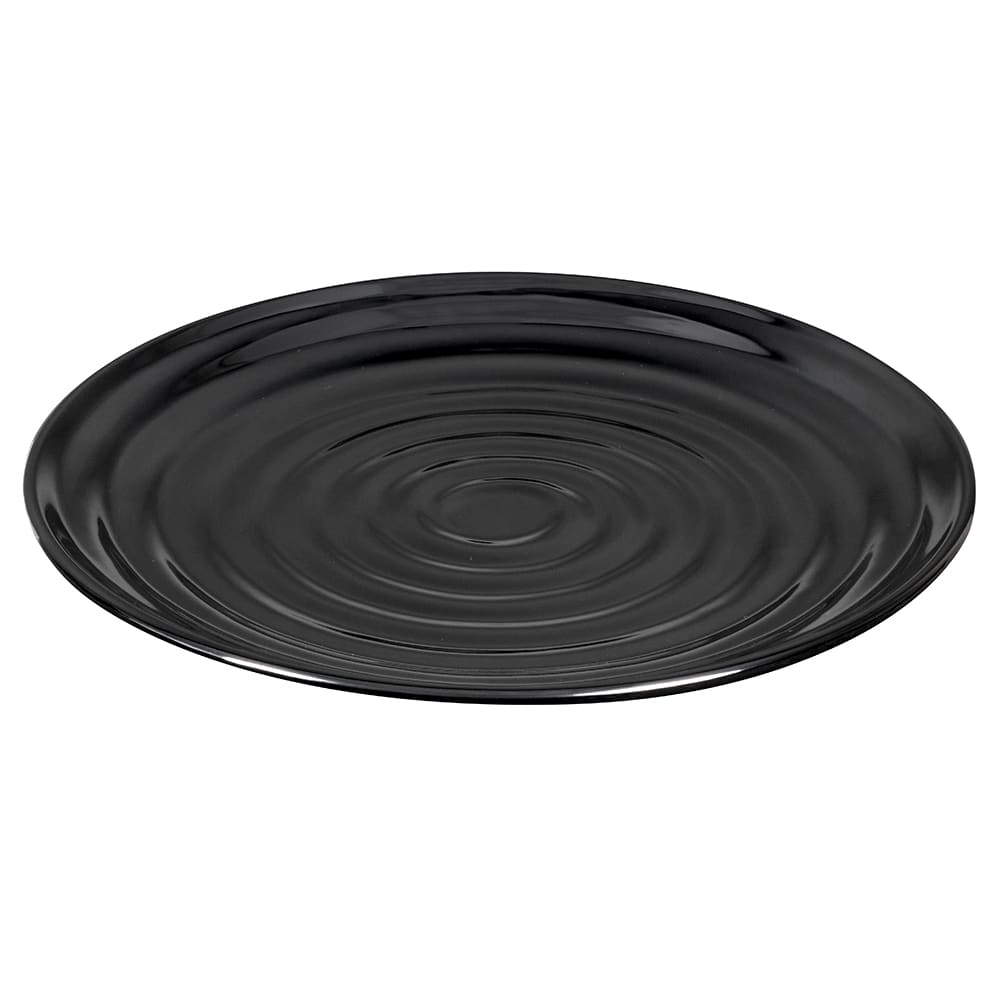 284-ML80BK 7 1/2" Round Melamine Dessert Plate, Black