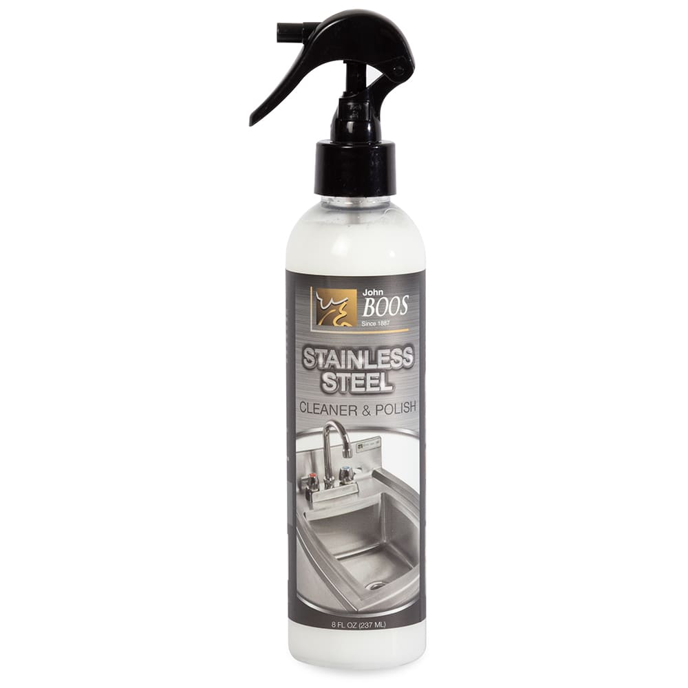 416-BSC 8 oz Boos Stainless Steel Cleaner, Lavender Scent