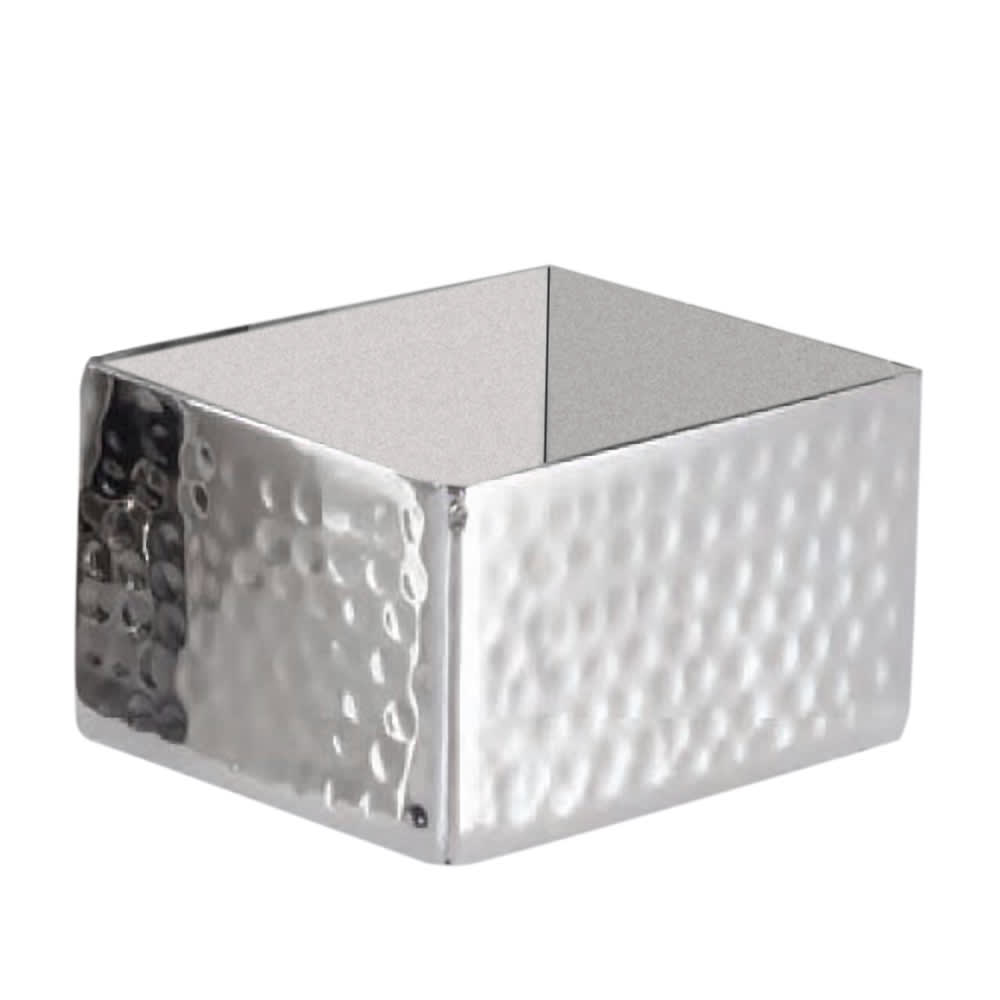166-HMSPH4 Rectangular Sugar Caddy - Stainless Steel, Silver