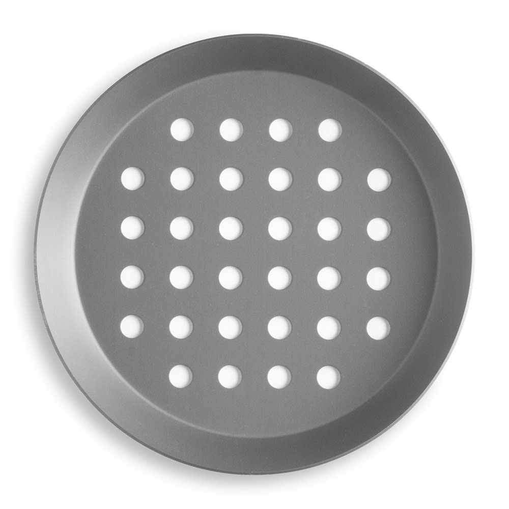 175-PC08PHC 8" Round Perforated Pizza Pan, Aluminum