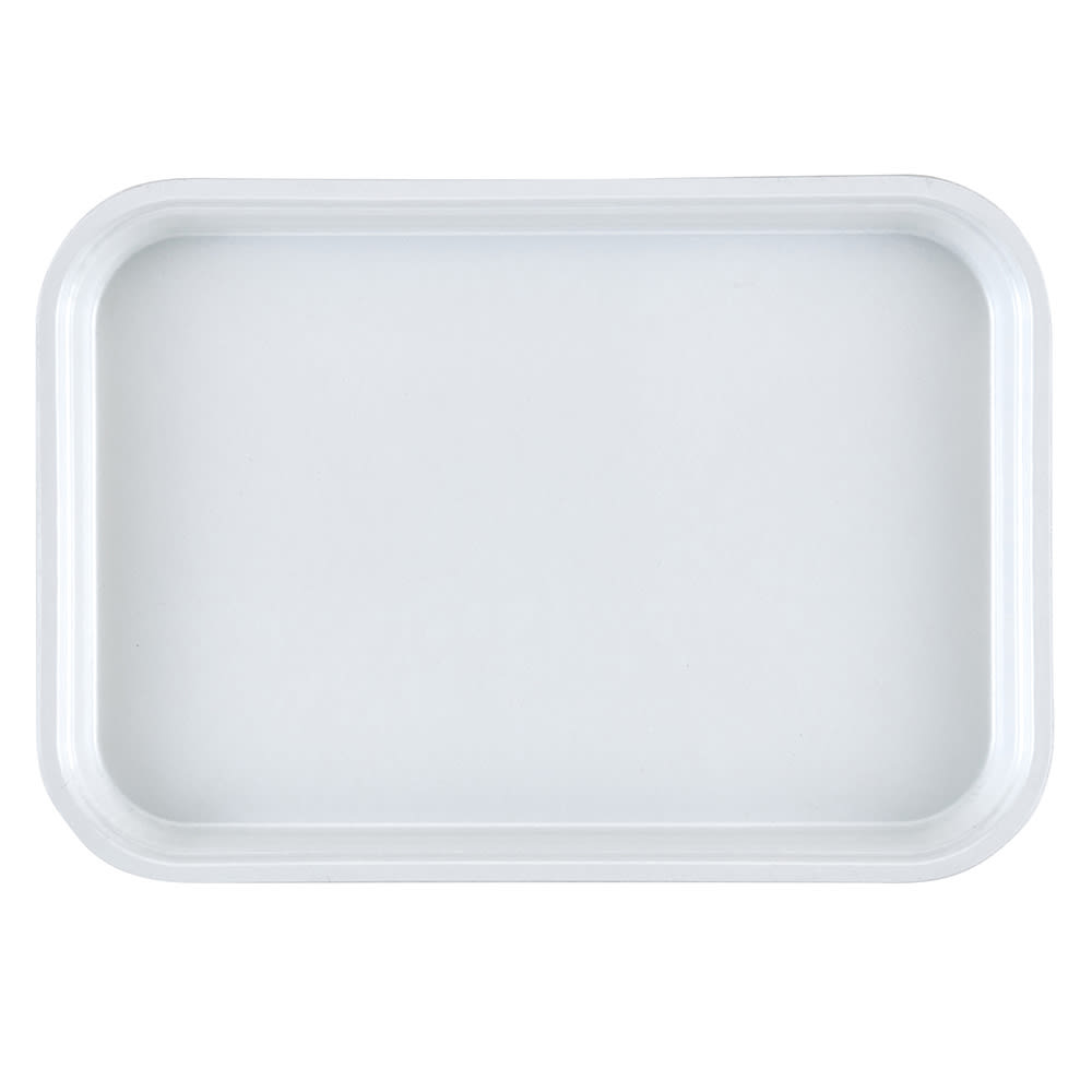144-1015MT148 Rectangular Market Display Tray - 10 1/8" x 15" x 3/4", White
